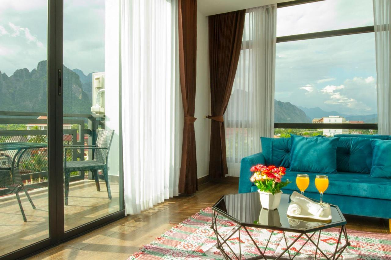 Vang Vieng Topview Hotel Extérieur photo